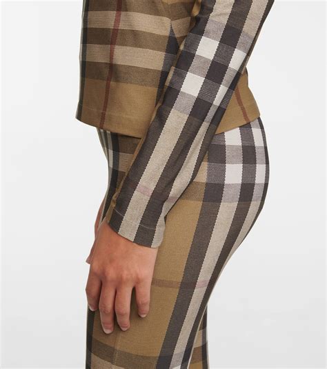 burberry turtleneck top|burberry della check sleeveless jumper.